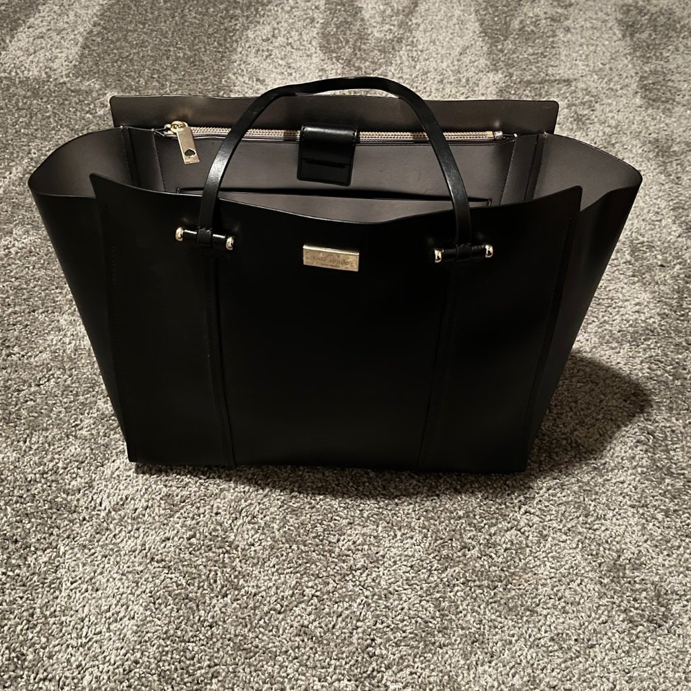 Kate Spade Black Leather Bag - NWOT